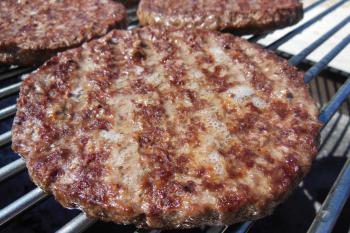 Gegrillte Hamburger Patties