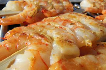 Gegrillte Scrimps