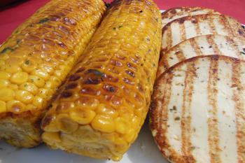 Gegrillter Mais &amp; Grillkäse