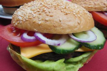 Burger mit Käse