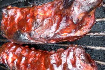 Glasierte Spare Ribs 