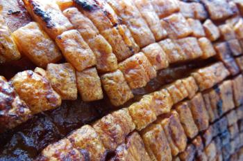 Perfekt gegrilltes Spanferkel